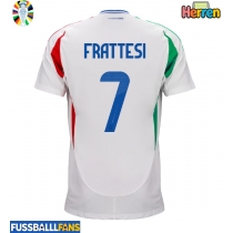 Italien Davide Frattesi #7 Auswärtstrikot EM 2024 Kurzarm